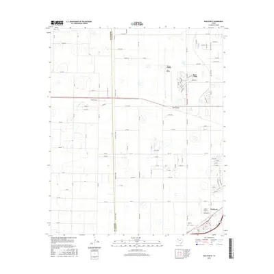 2016 Map of Wolfforth, 2016 Print