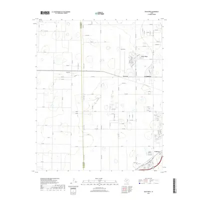 2019 Map of Wolfforth, 2019 Print