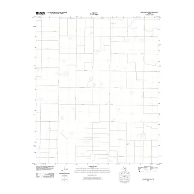 2010 Map of Wolfforth NW, 2010 Print