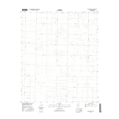 2016 Map of Wolfforth NW, 2016 Print