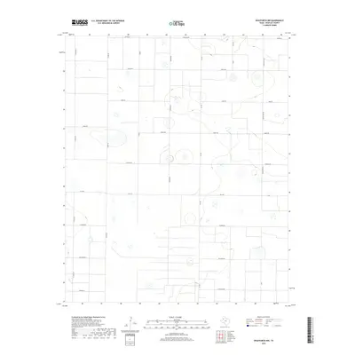 2019 Map of Wolfforth NW, 2019 Print