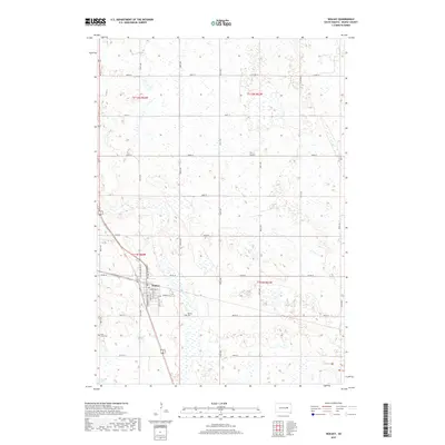2017 Map of Wolsey, 2017 Print
