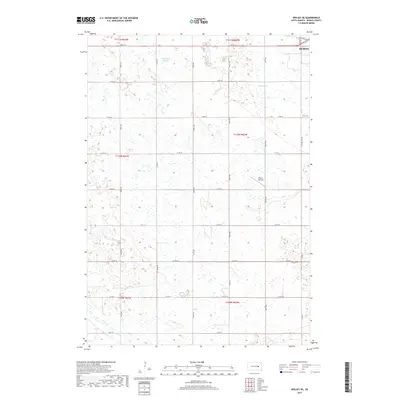 2017 Map of Wolsey SE, 2017 Print
