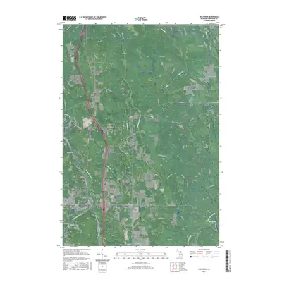 2017 Map of Wolverine, 2017 Print