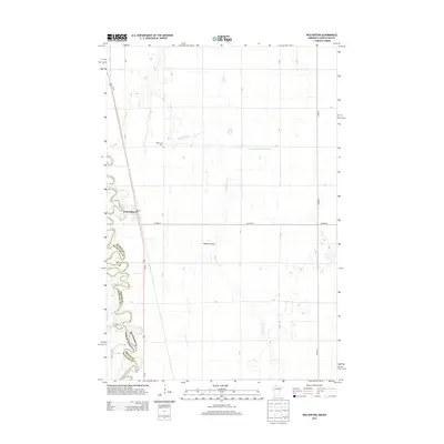 2013 Map of Wolverton, 2013 Print