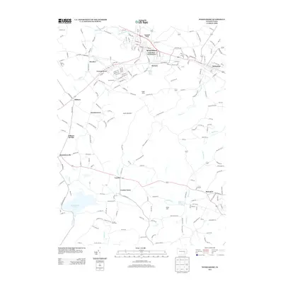 2013 Map of Womelsdorf, 2013 Print