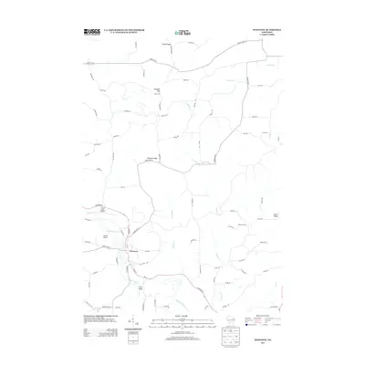 2013 Map of Wonewoc, 2013 Print