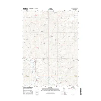 2016 Map of Wonewoc, 2016 Print