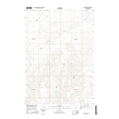 2015 Map of Wood Canyon, 2015 Print