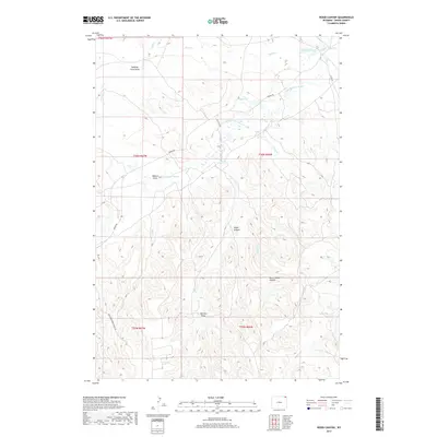 2017 Map of Wood Canyon, 2017 Print