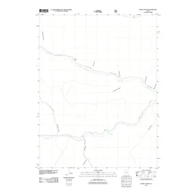 2011 Map of Wood Canyon, 2011 Print
