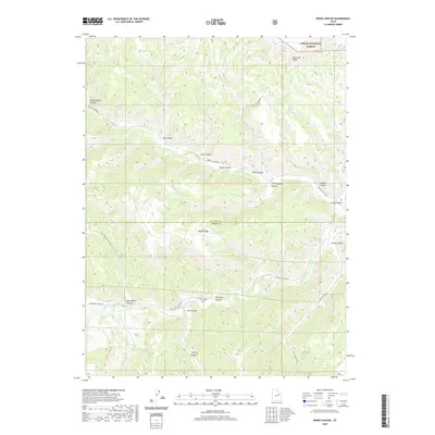 2020 Map of Wood Canyon, 2020 Print
