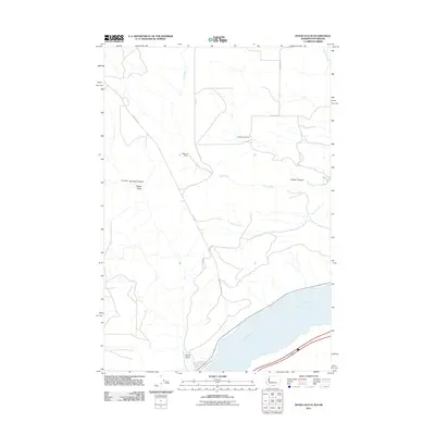 2011 Map of Wood Gulch, 2011 Print