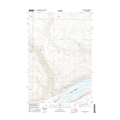 2017 Map of Wood Gulch, 2017 Print