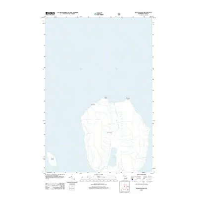 2012 Map of Wood Island, 2012 Print