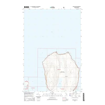 2014 Map of Wood Island, 2014 Print