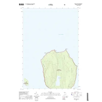 2019 Map of Wood Island, 2019 Print