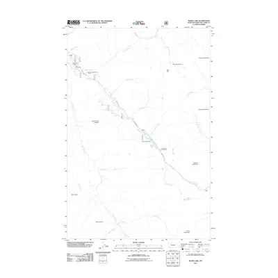 2011 Map of Wood Lake, 2011 Print