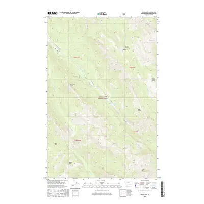 2017 Map of Wood Lake, 2017 Print