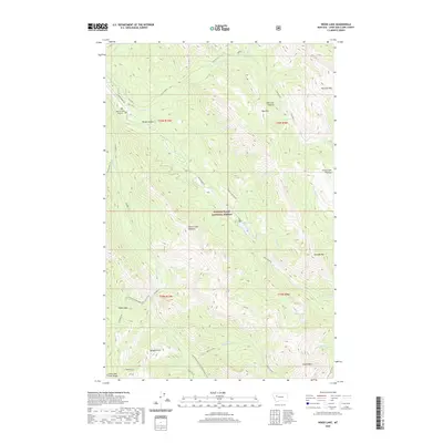 2020 Map of Wood Lake, 2020 Print