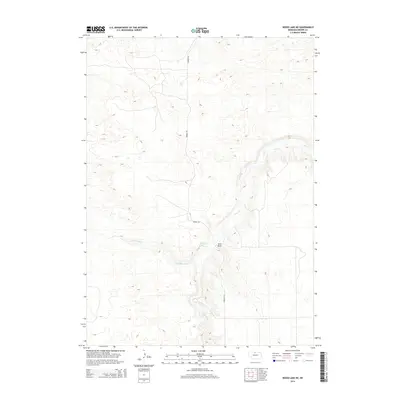 2014 Map of Wood Lake NE, 2014 Print