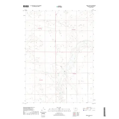 2017 Map of Wood Lake NE, 2017 Print