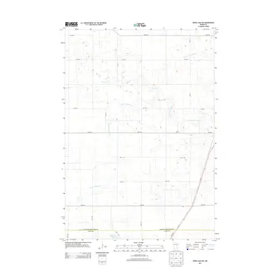 2013 Map of Wood Lake NW, 2013 Print