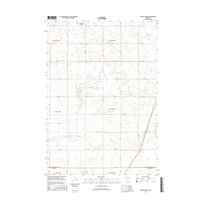 2016 Map of Wood Lake NW, 2016 Print