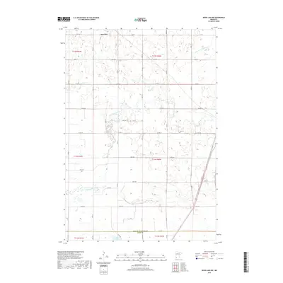 2019 Map of Wood Lake NW, 2019 Print