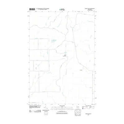 2010 Map of Wood Lake, 2010 Print