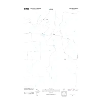 2013 Map of Wood Lake, 2013 Print