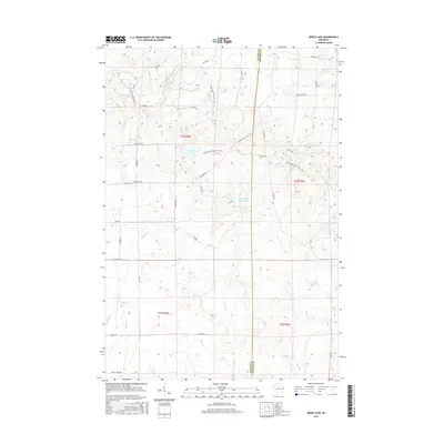 2015 Map of Wood Lake, 2015 Print