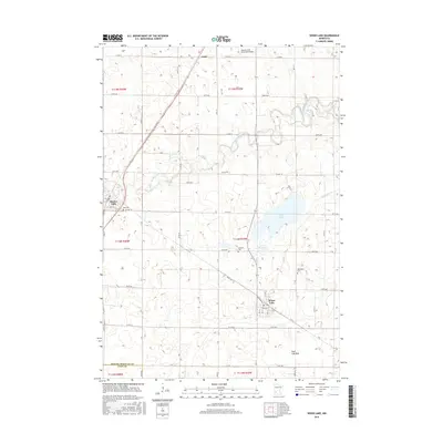 2016 Map of Wood Lake, 2016 Print