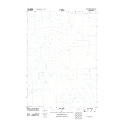 2012 Map of Wood North, 2012 Print