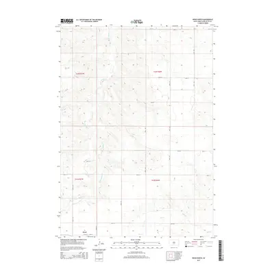 2015 Map of Wood North, 2015 Print