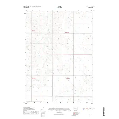 2017 Map of Wood North, 2017 Print