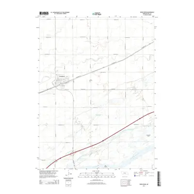 2014 Map of Wood River, 2014 Print