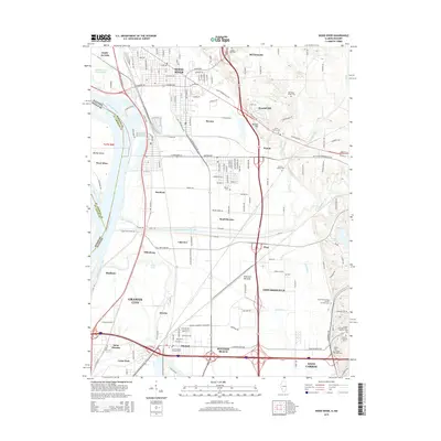 2015 Map of Wood River, 2015 Print