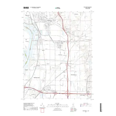 2021 Map of Wood River, 2021 Print
