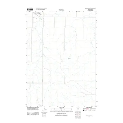 2012 Map of Wood South, 2012 Print