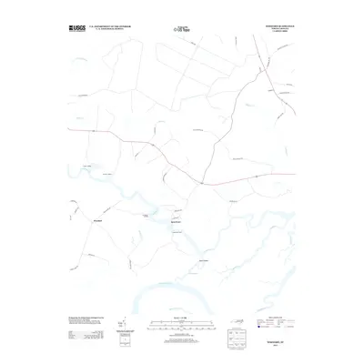 2013 Map of Woodard, 2013 Print