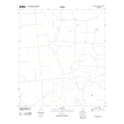 2010 Map of Woodard Lake, 2010 Print