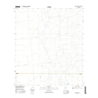 2016 Map of Woodard Lake, 2016 Print