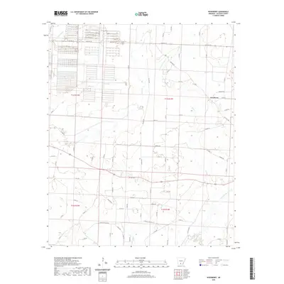 2020 Map of Woodberry, 2020 Print