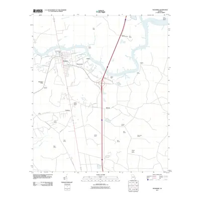 2011 Map of Woodbine, 2011 Print