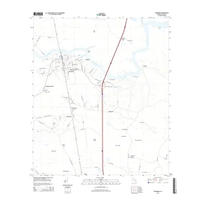 2014 Map of Woodbine, 2014 Print