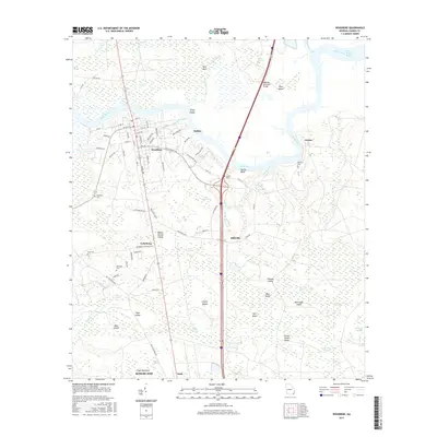2017 Map of Woodbine, 2017 Print