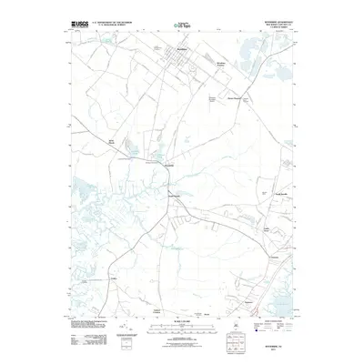 2011 Map of Woodbine, 2011 Print