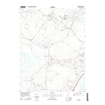 2014 Map of Woodbine, 2014 Print
