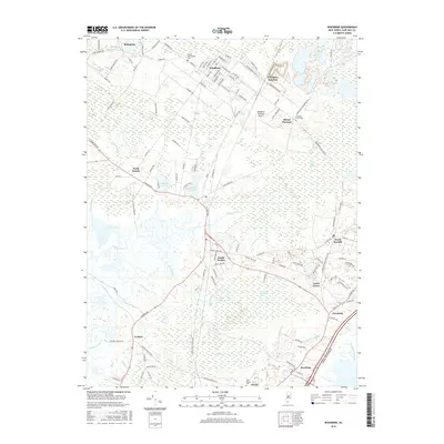 2016 Map of Woodbine, 2016 Print